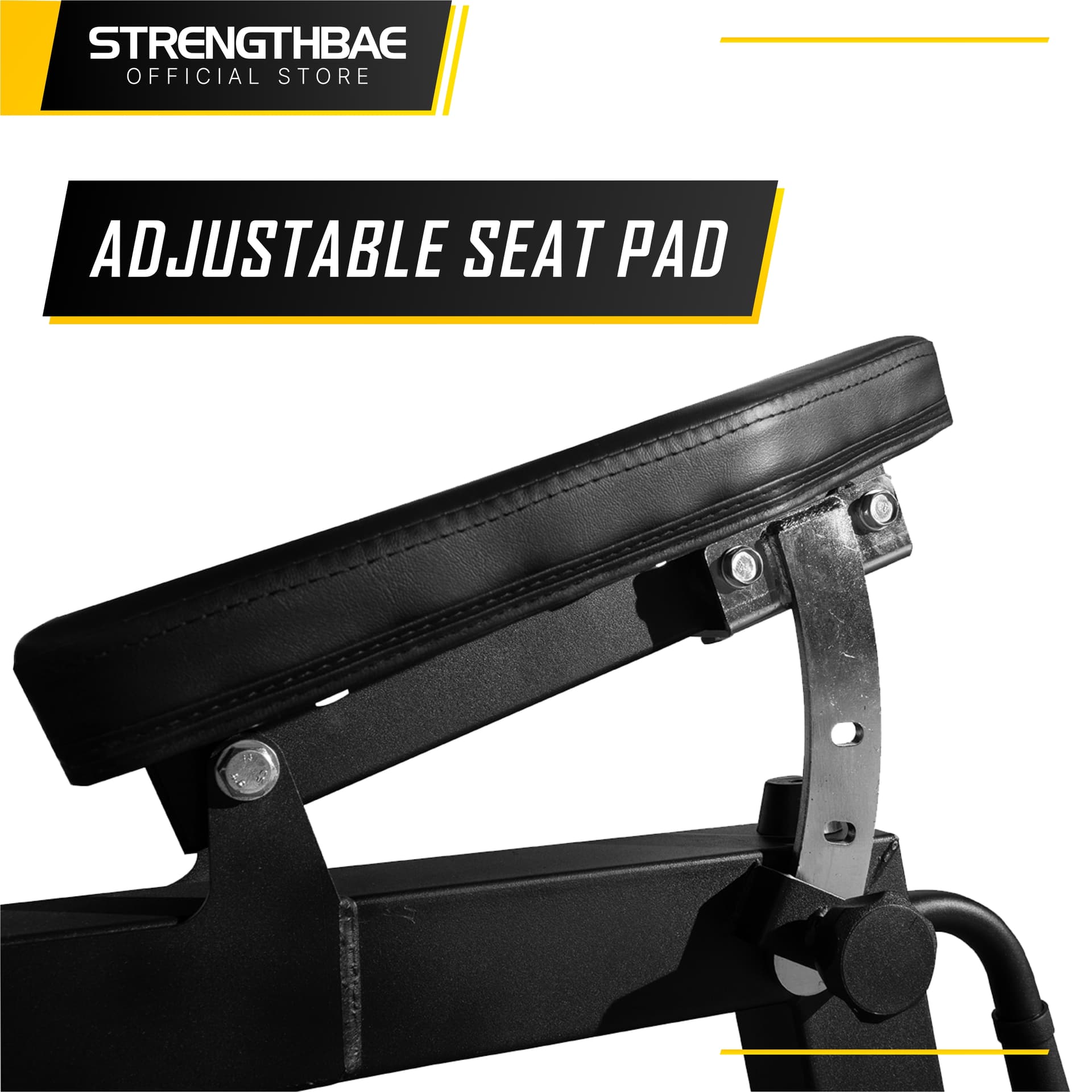 Adjustable Bench 1.0 Strengthbae | Kursi Bangku Fitness Flat Incline Bench Press