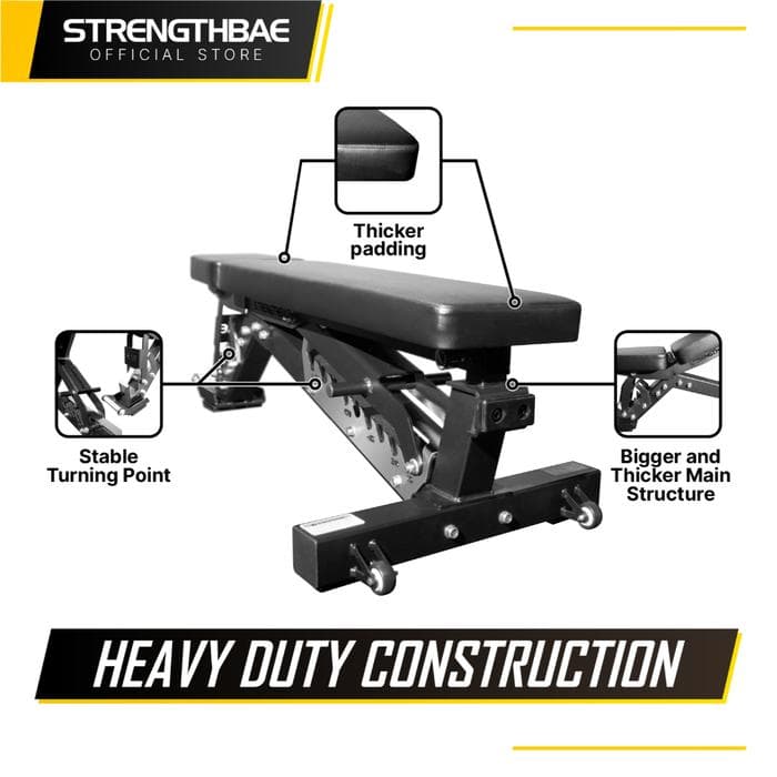 Adjustable Bench 2.0 Strengthbae 