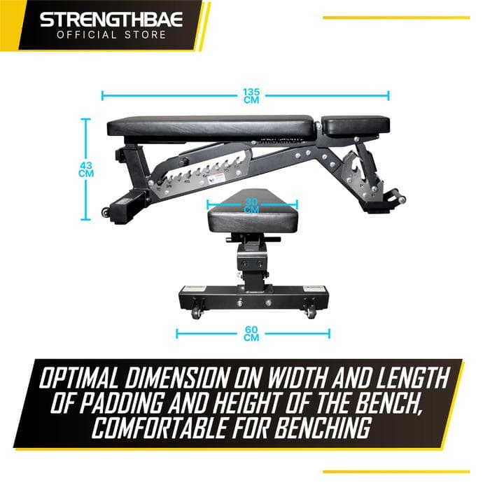 Adjustable Bench 2.0 Strengthbae 