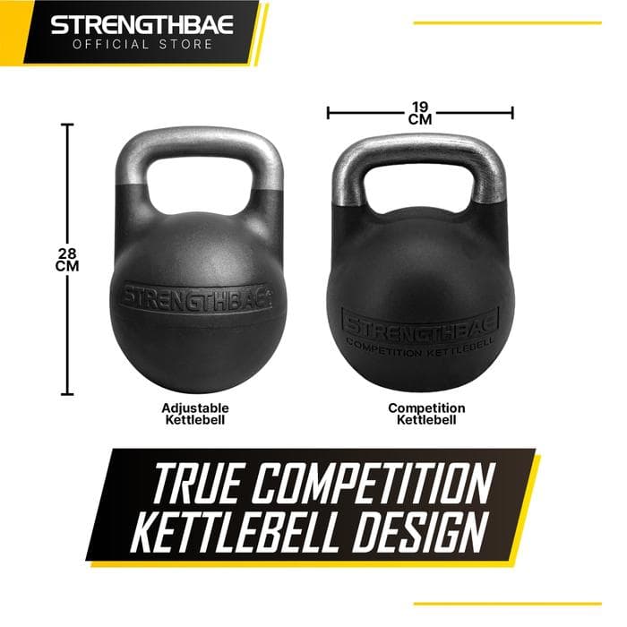 Adjustable Kettlebell Strengthbae 12–32 kg – Competition Kettlebell Adjustable