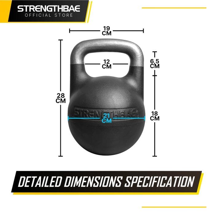 Adjustable Kettlebell Strengthbae 12–32 kg – Competition Kettlebell Adjustable
