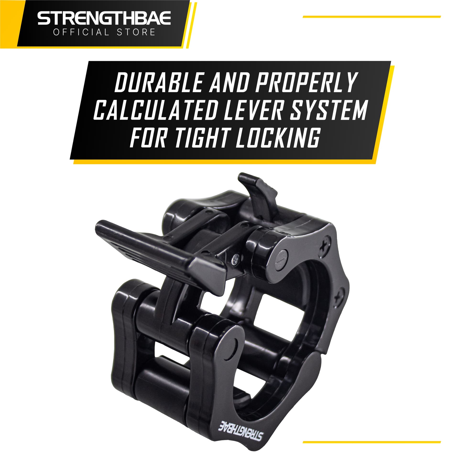 Barbell Collar Strengthbae | Pengunci Barbel Olympic 5 cm