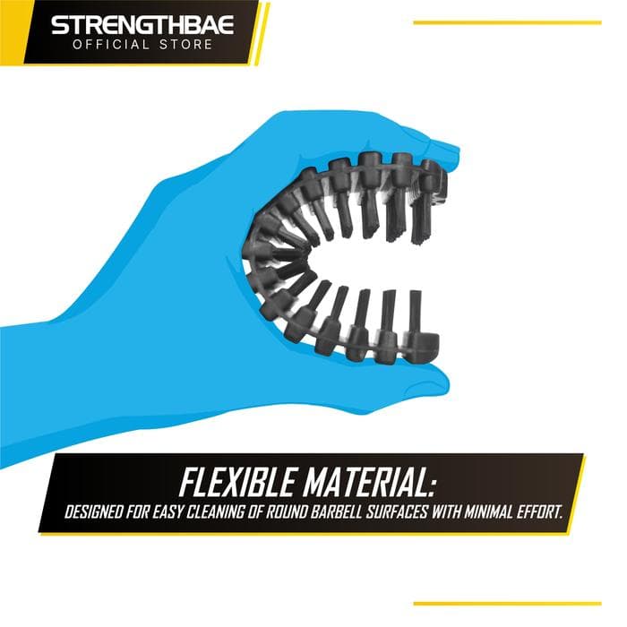 Barbell Brush Strengthbae | Sikat Nylon Pembersih Barbel