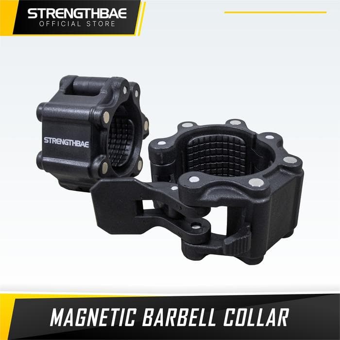 Magnetic Barbell Collar Strengthbae | Pengunci Weight Plate dengan Magnet