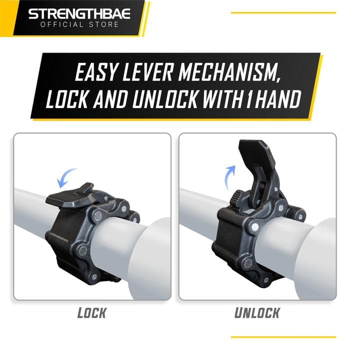 Magnetic Barbell Collar Strengthbae | Pengunci Weight Plate dengan Magnet