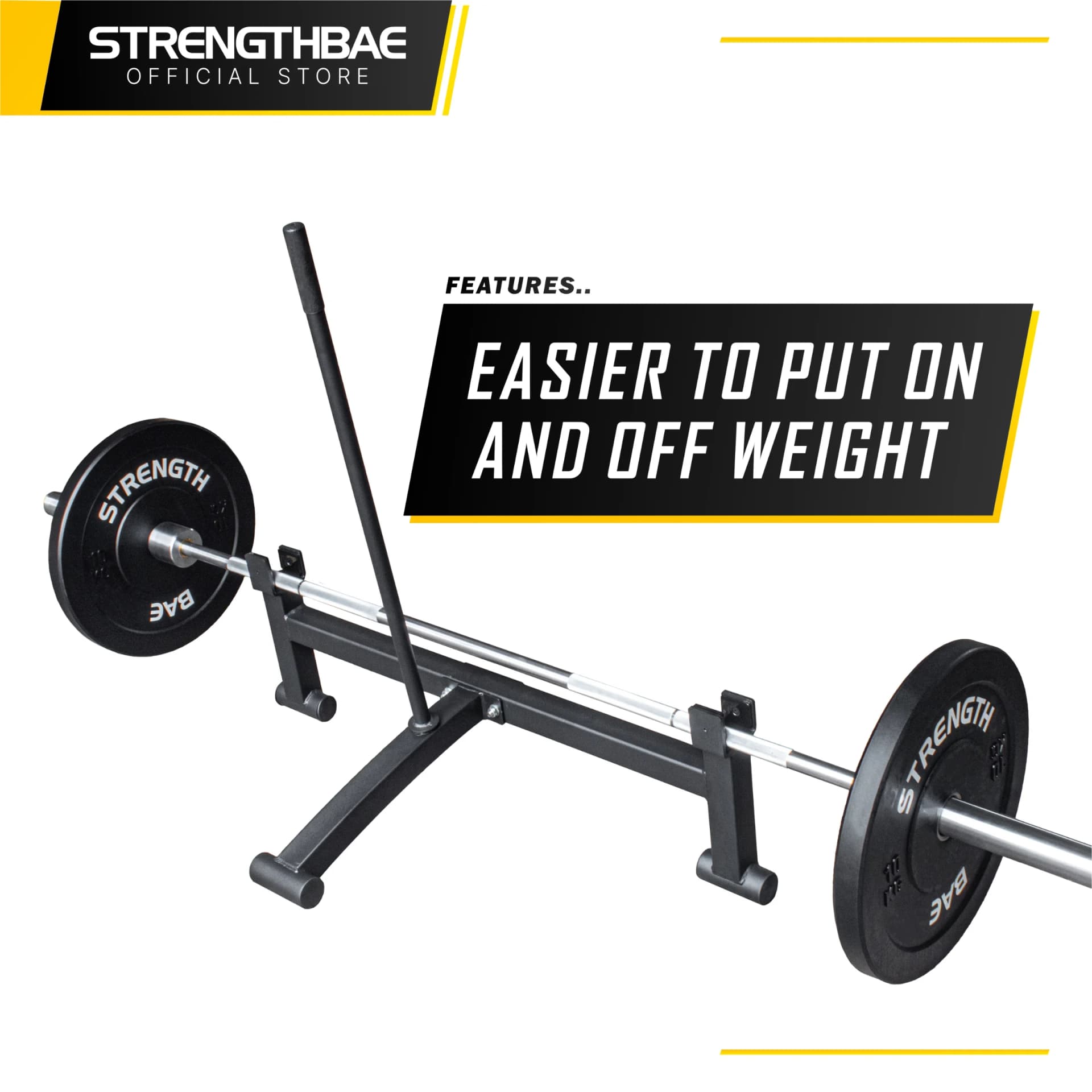 Big Deadlift Jack Strengthbae | Pengungkit Barbell untuk Ganti Plate