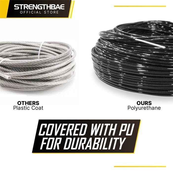 Cable Sling Strengthbae 5 mm & 6 mm | Kabel Mesin Gym