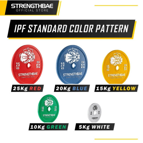 Calibrated Plate Strengthbae 0,25–25 kg | Powerlifting Plate