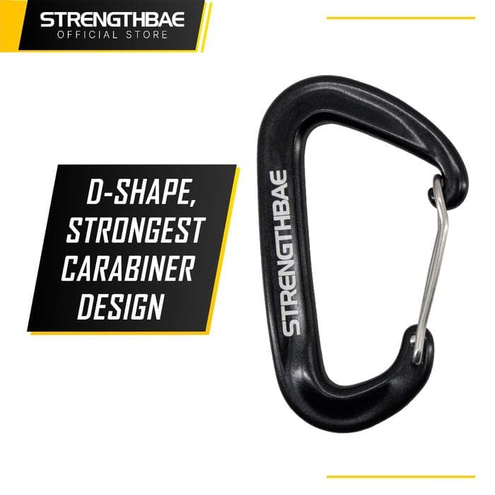 Carabiner 12 kN Strengthbae | Heavy-Duty Gym Carabiner