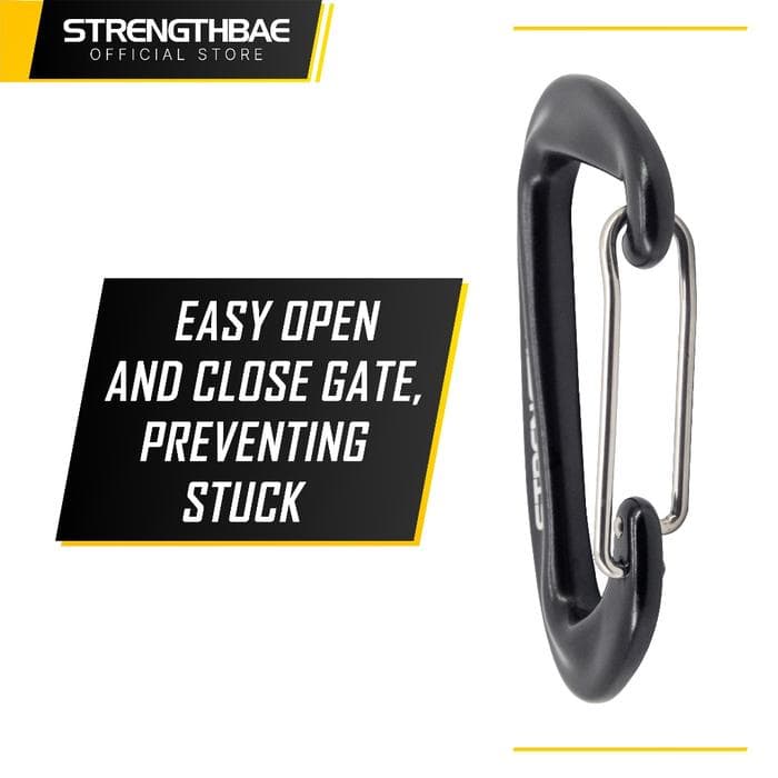 Carabiner 12 kN Strengthbae | Heavy-Duty Gym Carabiner