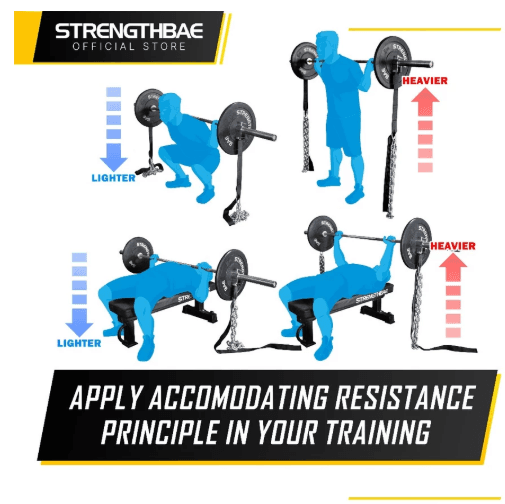 Lifting Chain Strengthbae 5–15 kg – Rantai Beban untuk Barbell