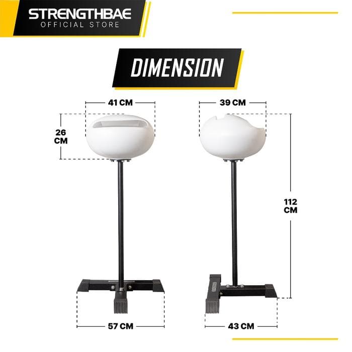 Chalk Bowl Strengthbae – Tempat Kapur Gym untuk Powerlifting dan Weightlifting