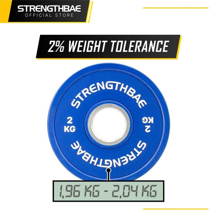 Change Plate Strengthbae 0,5–2,5 kg – Micro Plate Barbell Olympic 5 cm