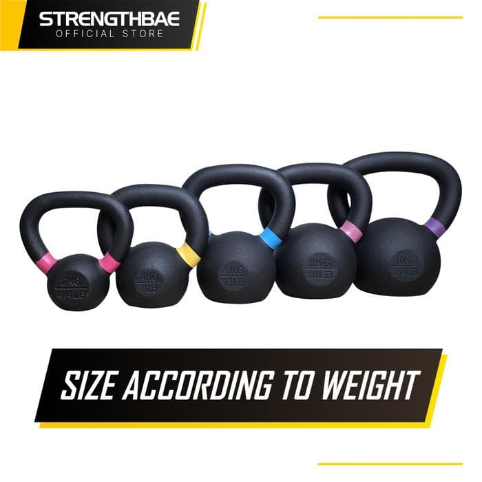 Classic Kettlebell Strengthbae 2–48 kg | Cast Iron