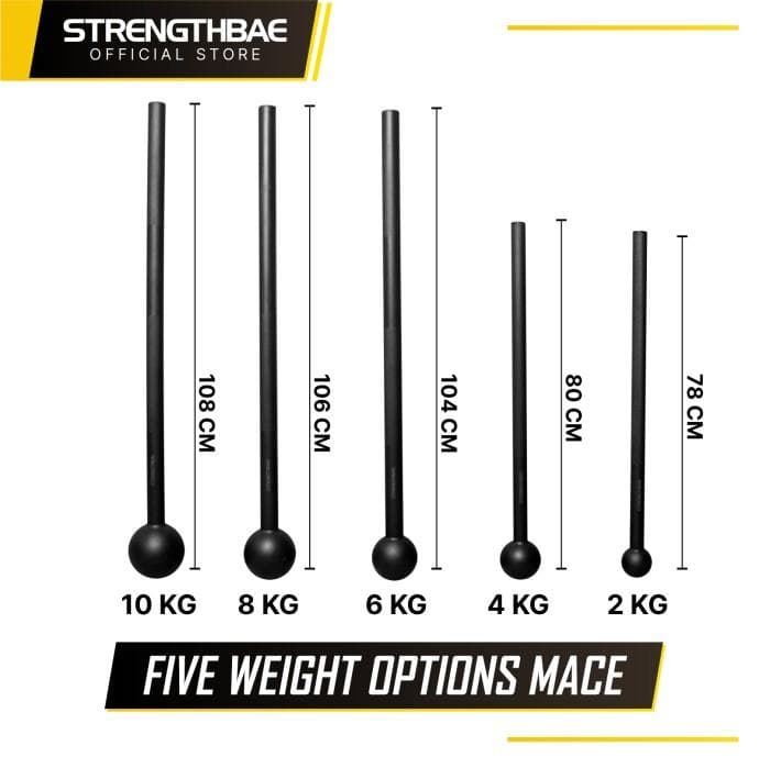 Club and Mace Strengthbae | Steel Club untuk Functional Training