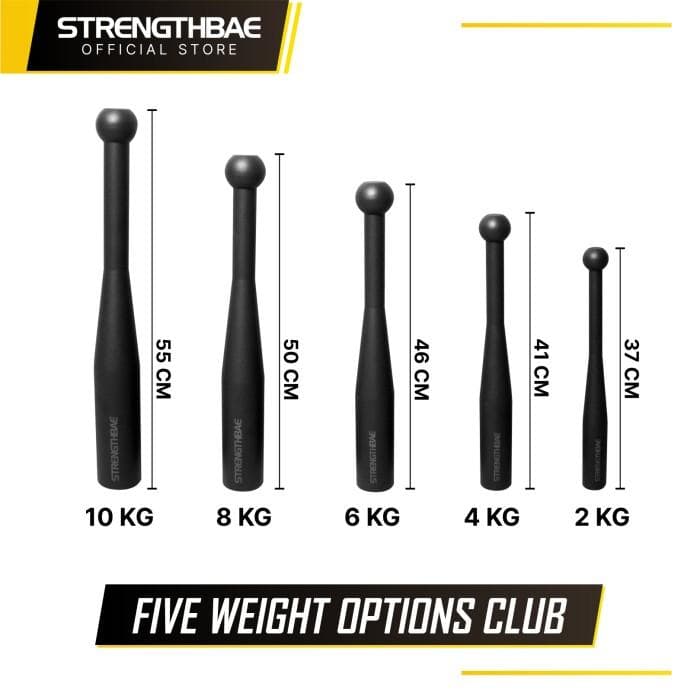 Club and Mace Strengthbae | Steel Club untuk Functional Training