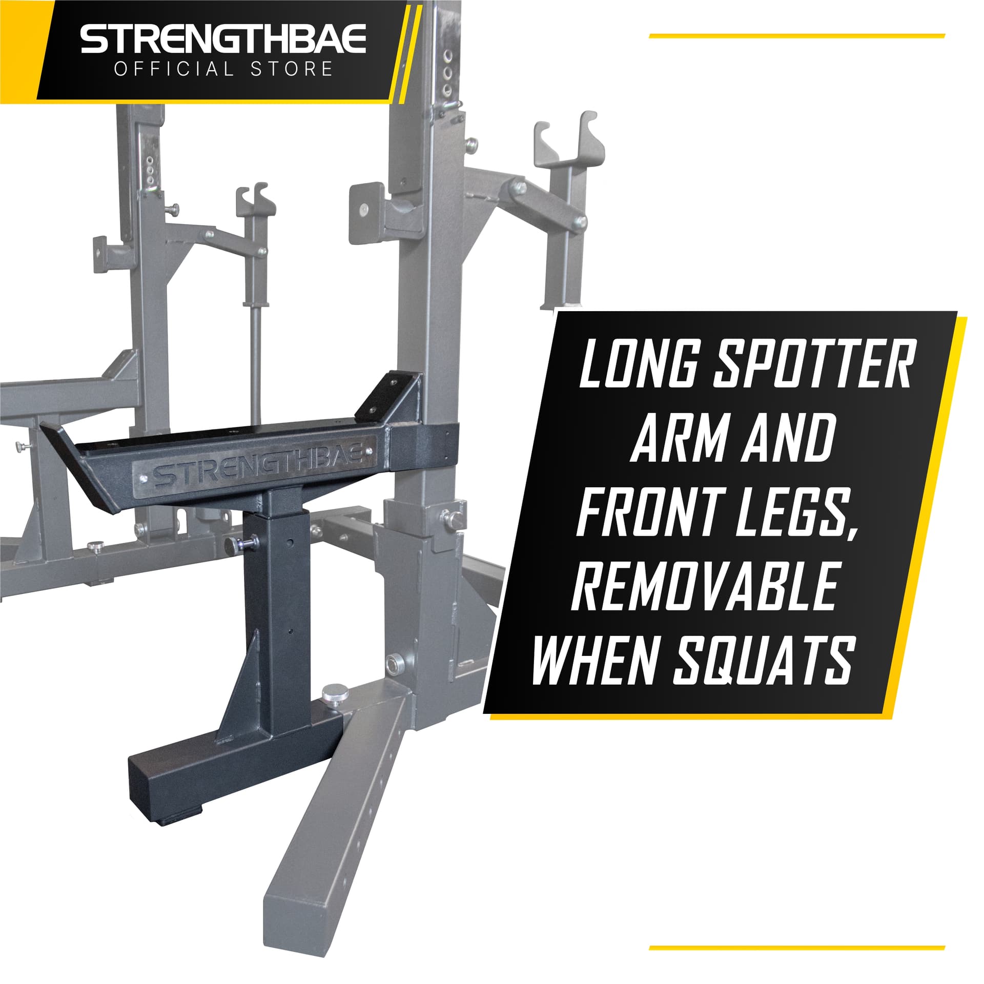 Combo Rack Strengthbae | Squat Rack dan Flat Bench Powerlifting