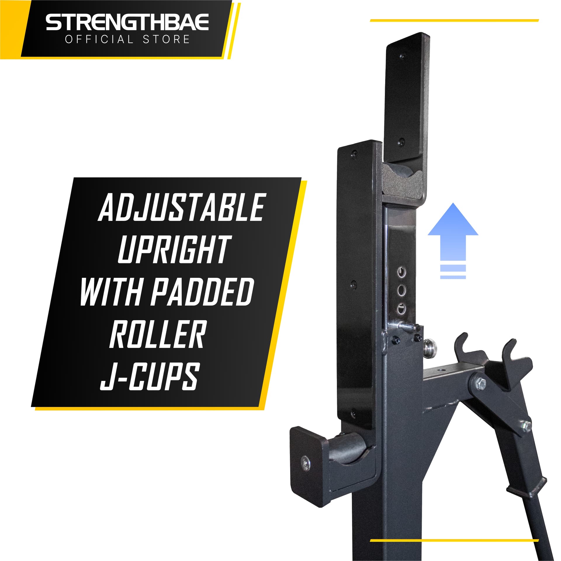Combo Rack Strengthbae | Squat Rack dan Flat Bench Powerlifting