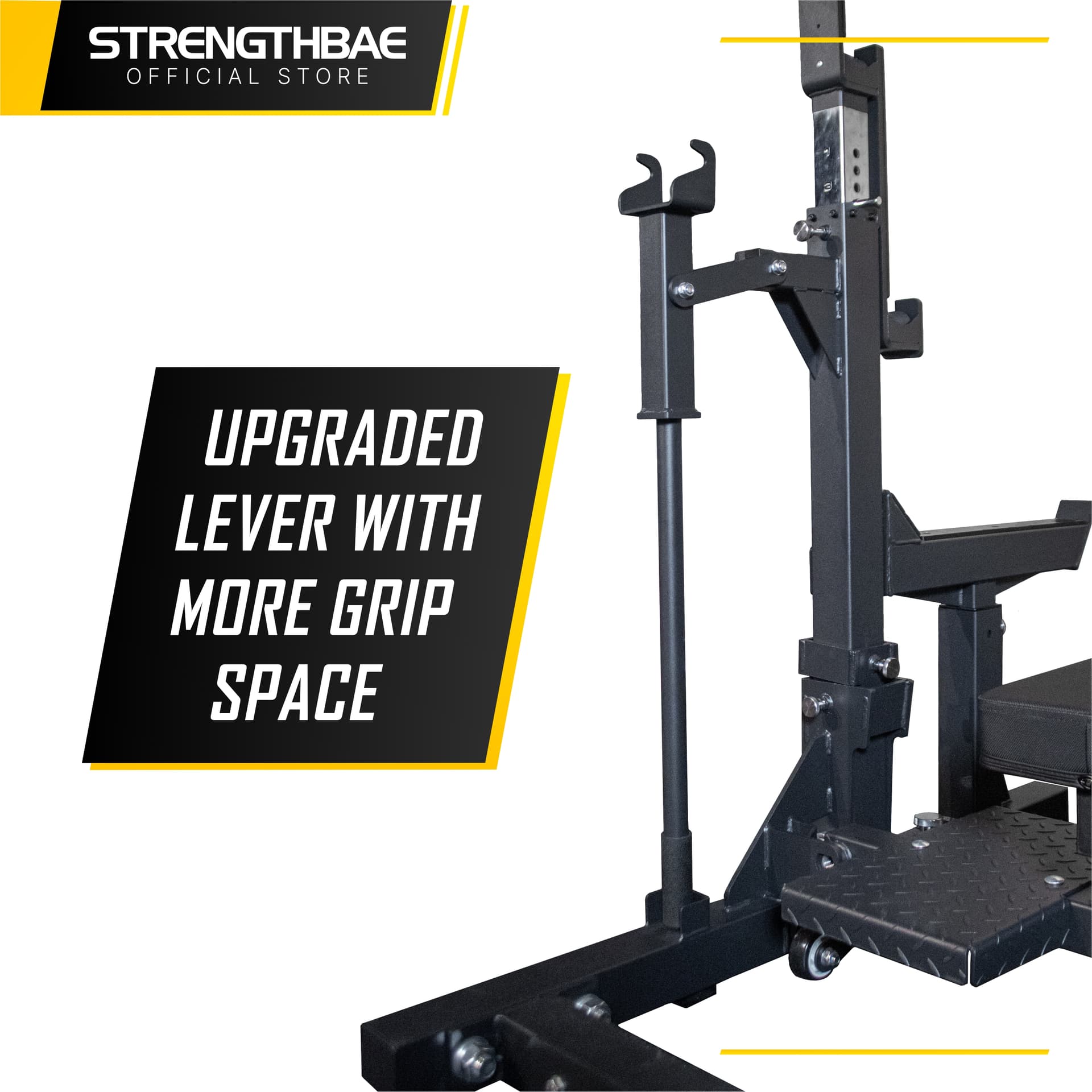 Combo Rack Strengthbae | Squat Rack dan Flat Bench Powerlifting