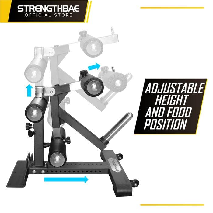 Compact Leg Extension & Leg Curl Strengthbae – Mesin Latihan Paha 2-in-1