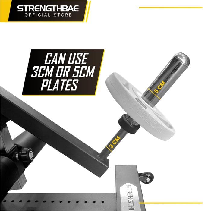 Compact Leg Extension & Leg Curl Strengthbae – Mesin Latihan Paha 2-in-1