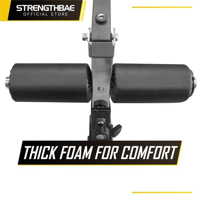 Compact Leg Extension & Leg Curl Strengthbae – Mesin Latihan Paha 2-in-1