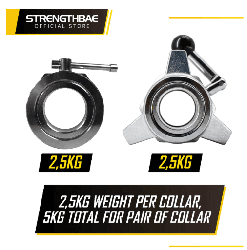 Competition Collar Strengthbae 2,5 kg | Pengunci Barbell Baja