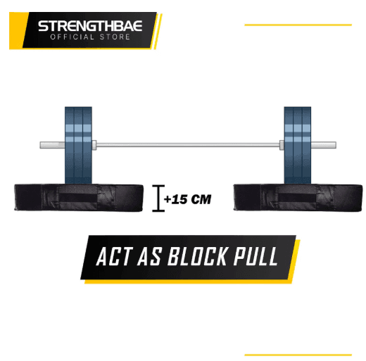 Crash Pad Strengthbae 15 cm – Peredam Benturan Barbell dan Deadlift Pad