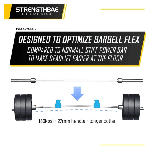 Deadlift Bar Strengthbae 2,3 m | Shaft 27 mm