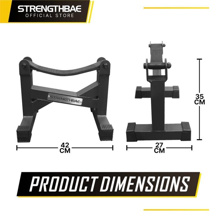 Deadlift Rack Stand Strengthbae – Penyangga Barbell Heavy-Duty