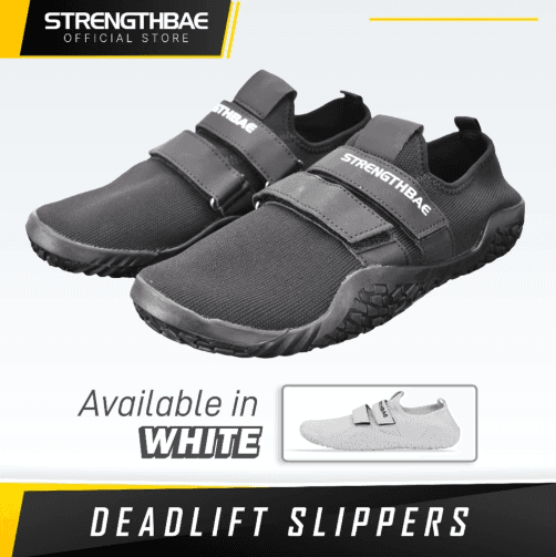 Deadlift Slippers Shoes Strengthbae – Sepatu Deadlift Sol Tipis Antiselip