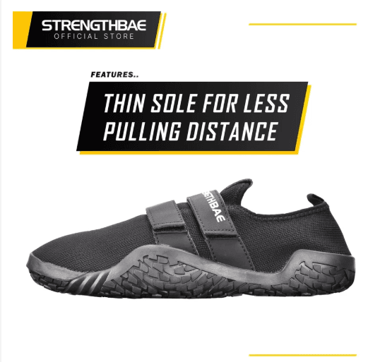Deadlift Slippers Shoes Strengthbae – Sepatu Deadlift Sol Tipis Antiselip