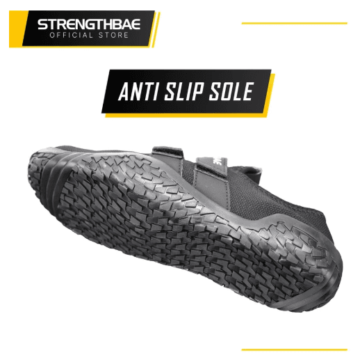 Deadlift Slippers Shoes Strengthbae – Sepatu Deadlift Sol Tipis Antiselip