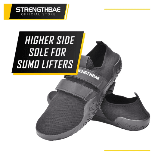 Deadlift Slippers Shoes Strengthbae – Sepatu Deadlift Sol Tipis Antiselip