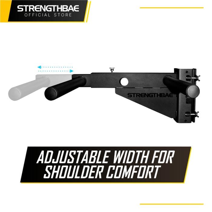 Dip Bar Adjustable Attachment Strengthbae – Adjustable Dip Bar untuk Power Rack