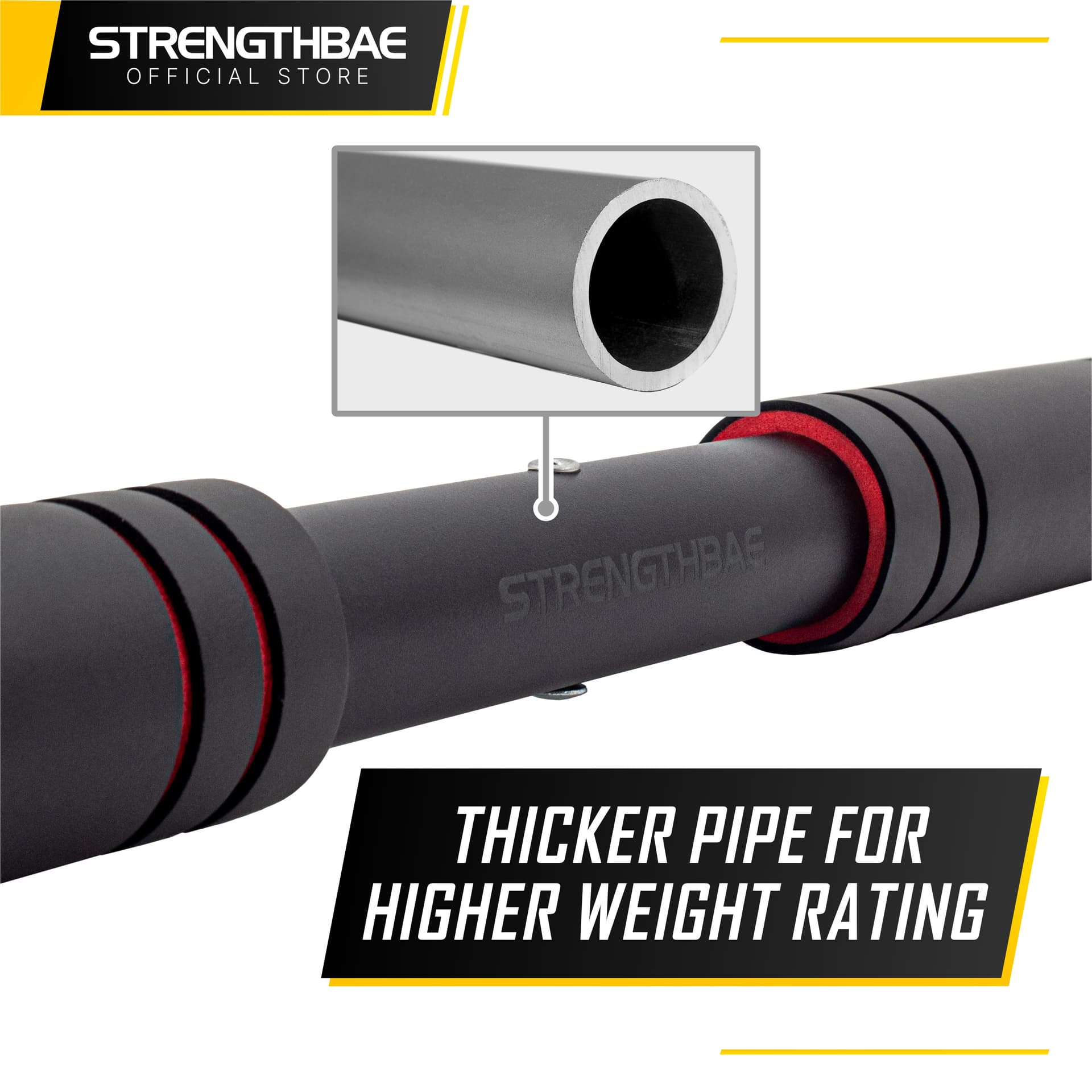 Door Pull-Up Bar Strengthbae | Pull-Up Bar Pintu Tanpa Sekrup hingga 150 kg