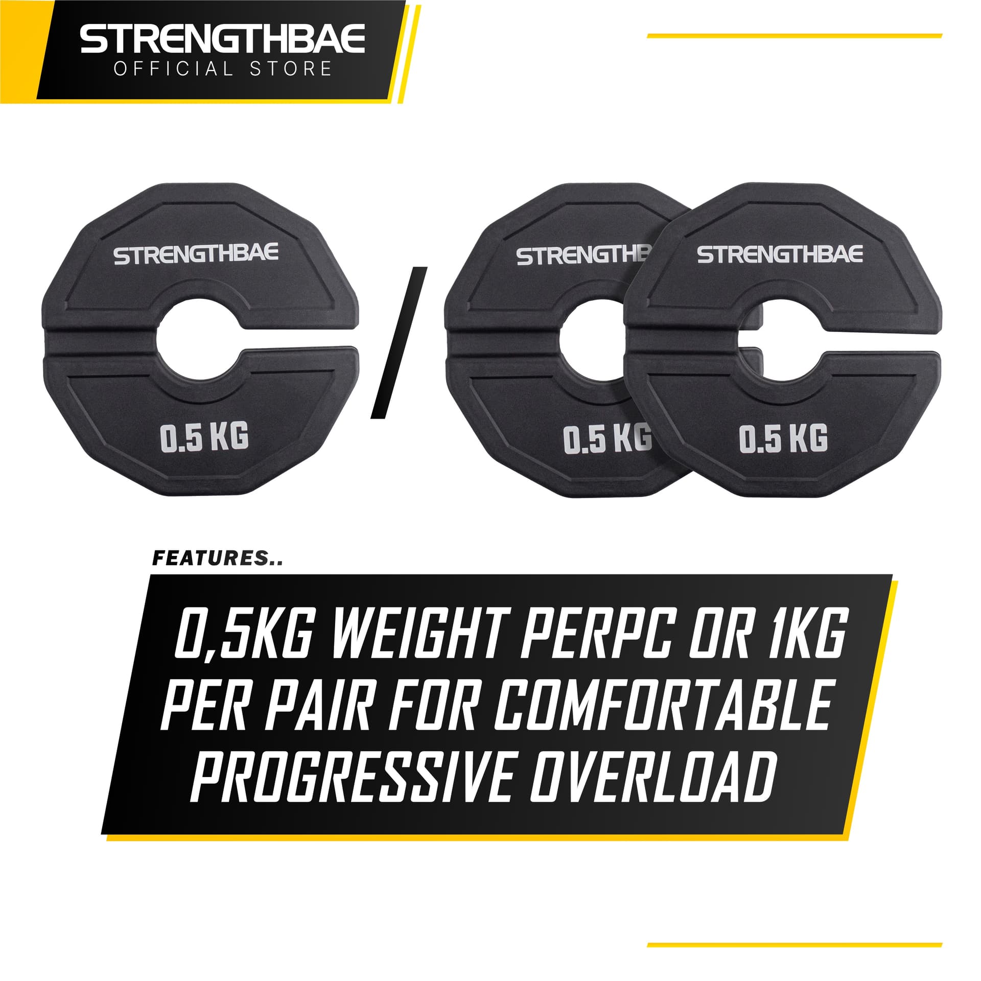 Dumbbell Fractional Micro Plate Strengthbae | Micro Plate 0,25–1,25 kg