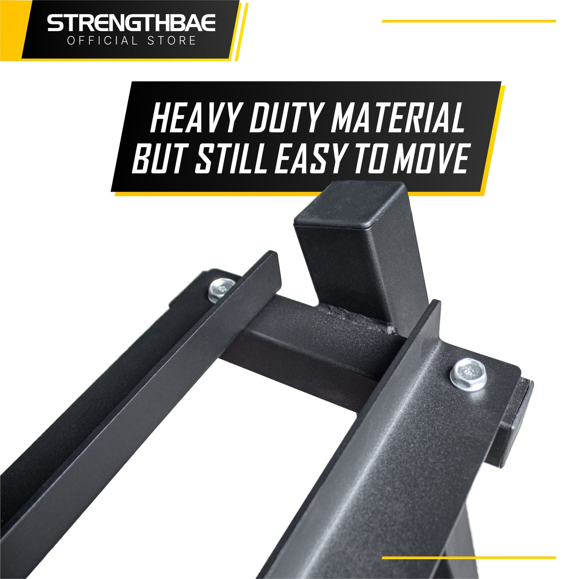 Dumbbell Rack 3 Tier Strengthbae | Rak Dumbbell Kapasitas 400 kg