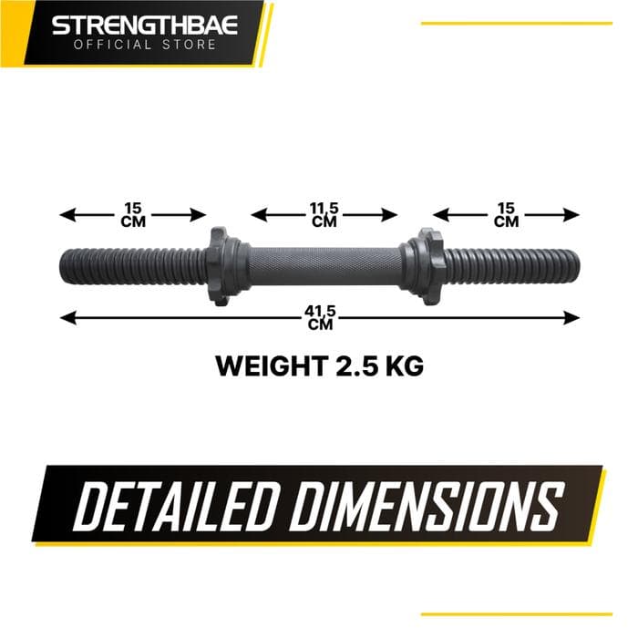 Echo Dumbbell Stick 3 cm Strengthbae – Loadable Dumbbell Handle