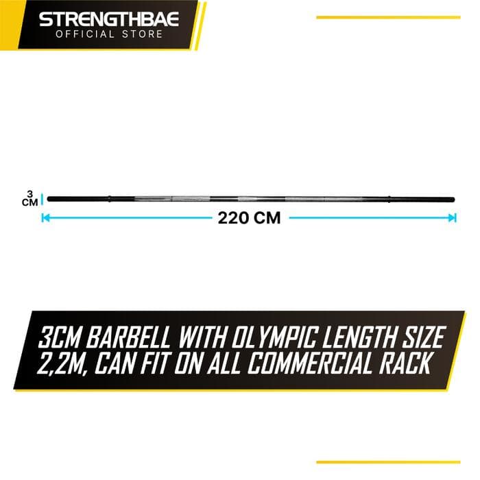 Echo Barbell Strengthbae | Barbell 2 Meter dan 2,2 Meter