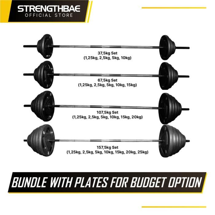 Echo Barbell Strengthbae | Barbell 2 Meter dan 2,2 Meter