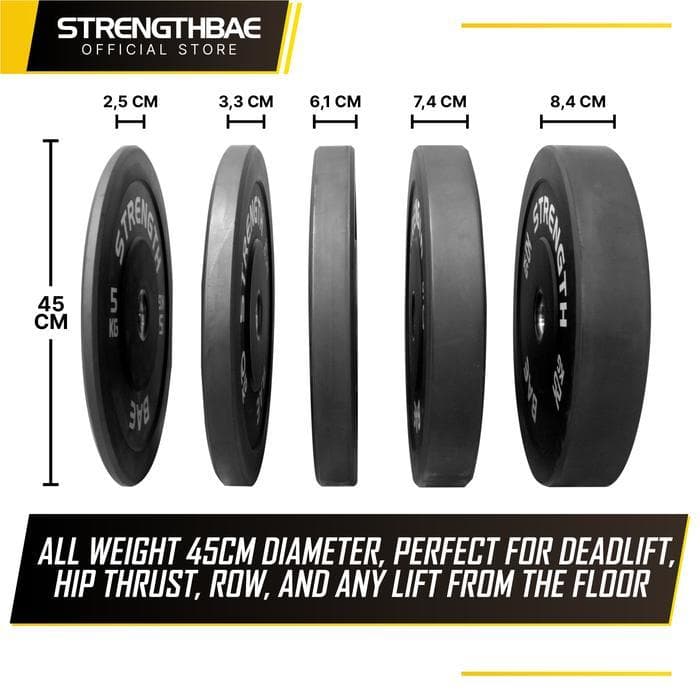 Echo Bumper Plates Strengthbae | Olympic Plate 5–25 kg
