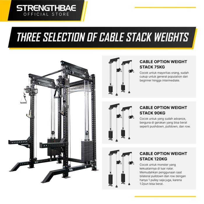 Evolve All-in-One Trainer | Power Rack, Cable & Smith
