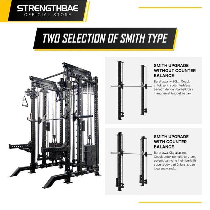 Evolve All-in-One Trainer | Power Rack, Cable & Smith