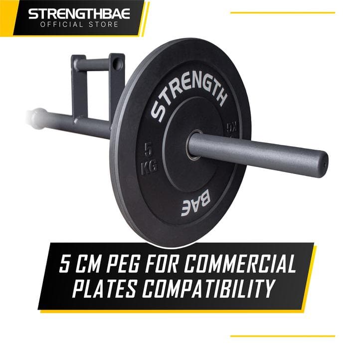 Farmer's Walk Handle Strengthbae | Farmer Carry Handle Long & Mini untuk Latihan Strongman