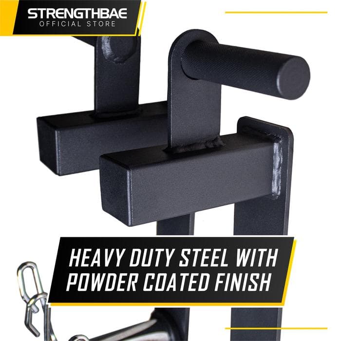 Farmer's Walk Handle Strengthbae | Farmer Carry Handle Long & Mini untuk Latihan Strongman