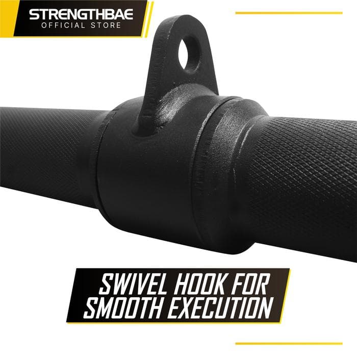 Fat Grip Cable Attachment | Thick Handle Pulldown Bar, Curl Bar, V Row Bar & D-Handle