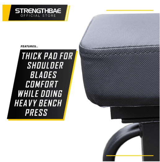 Flat Bench Strengthbae | Bench Press Powerlifting Kapasitas 450 kg