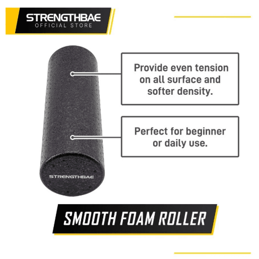 Foam Roller Strengthbae – Smooth & Spiky untuk Pemanasan dan Pemulihan Otot
