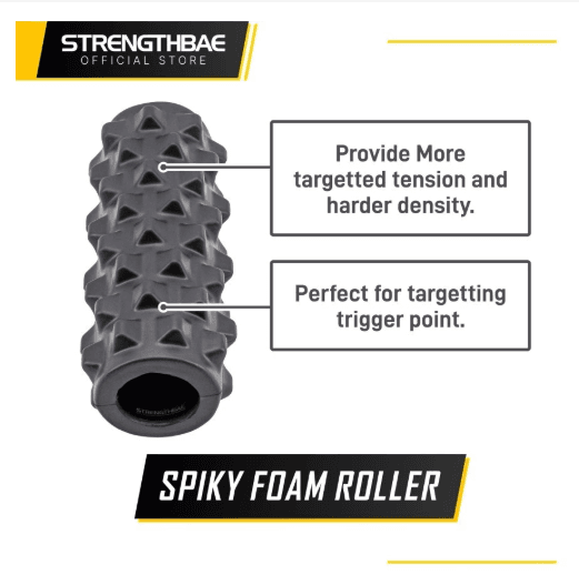 Foam Roller Strengthbae – Smooth & Spiky untuk Pemanasan dan Pemulihan Otot